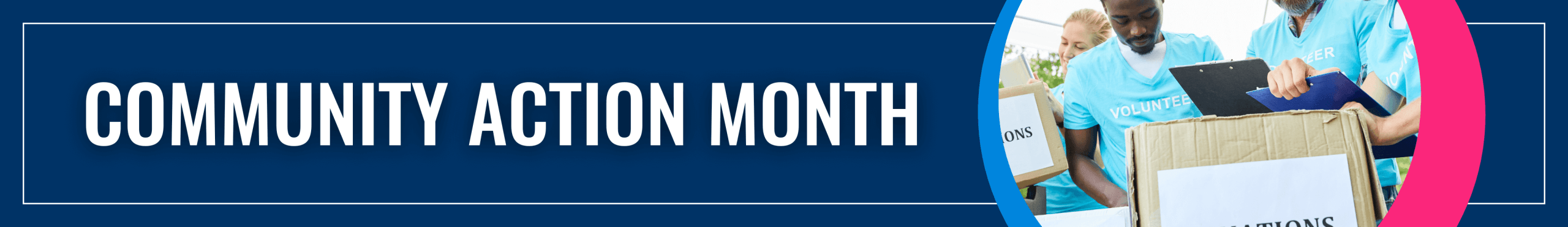 Community Action Month Banner