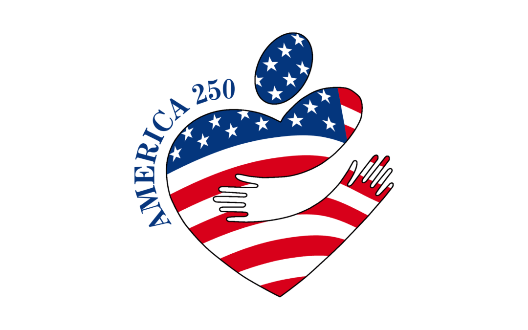 New Huggy Heart Logo Celebrating America’s 250th